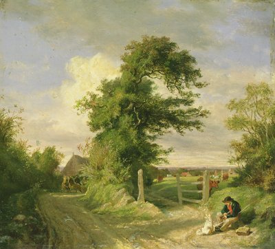 Gut Neverstaven, near Oldesloe by Otto Speckter